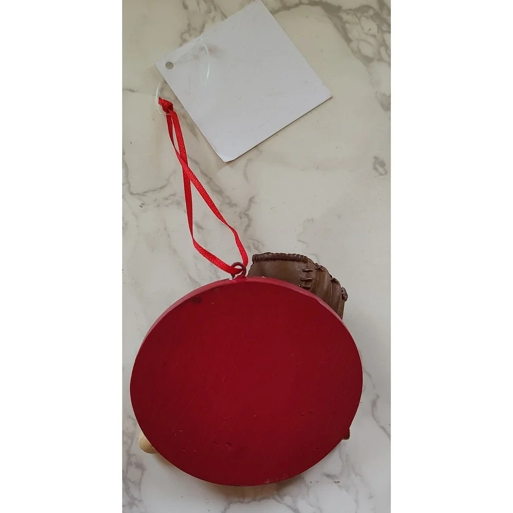 Baseball  Home Run  Resin Christmas Ornament  Baseball Glove Bat Ball A3